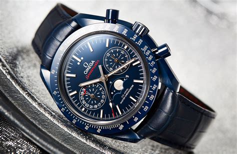 omega speedmaster blue side of the moon.